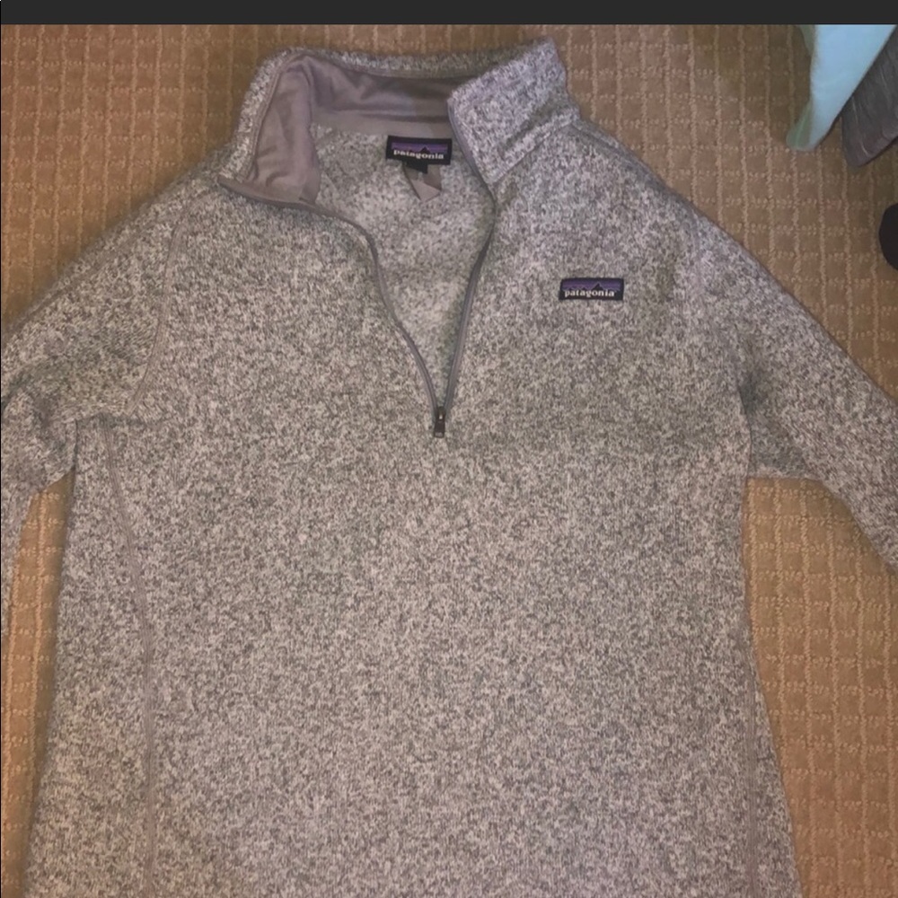 Grey half zip jacket